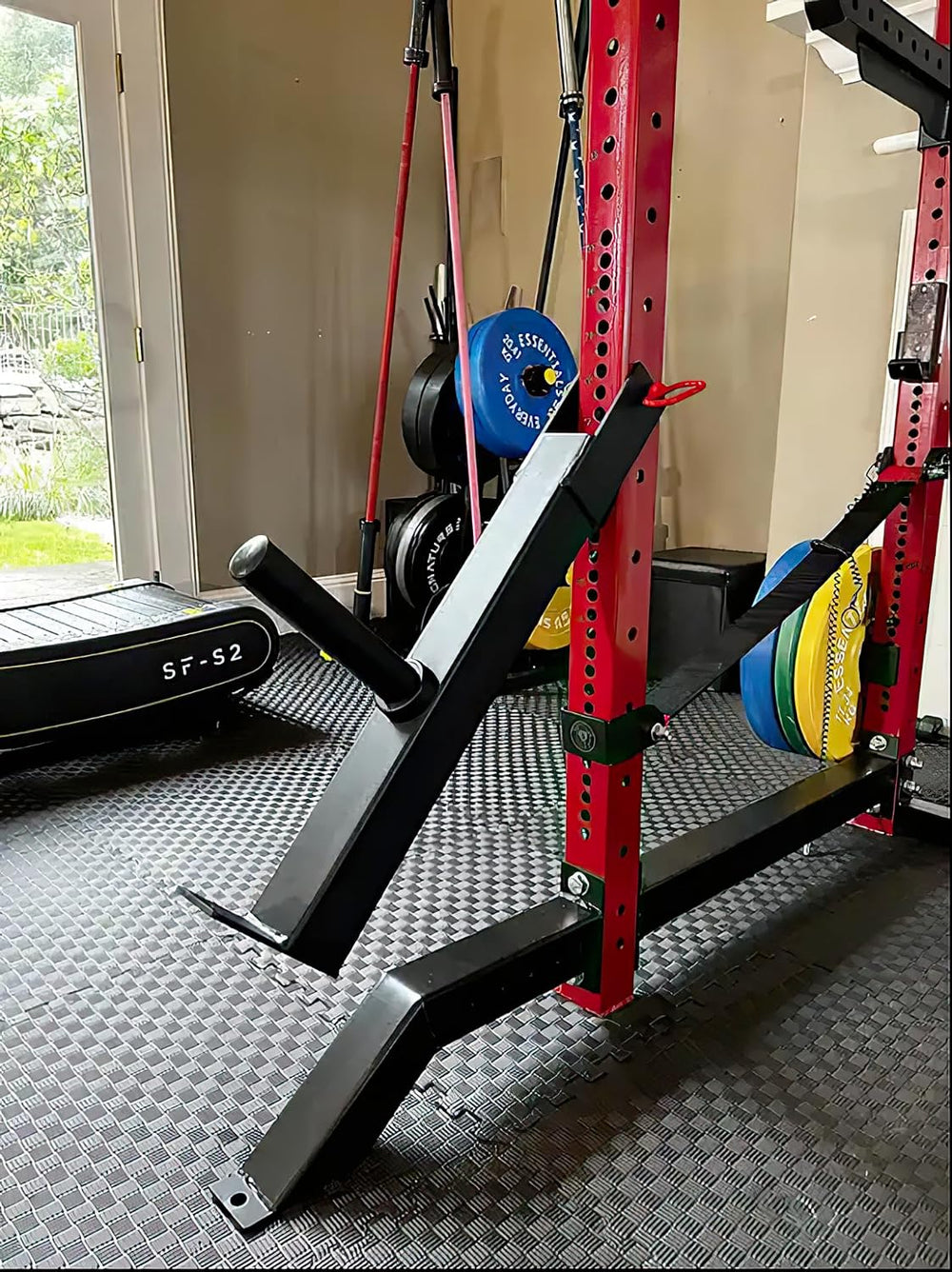 Cheeky Belt Squat Attachment Fits 3"x3" Racks - Lever Arm Rack Mount