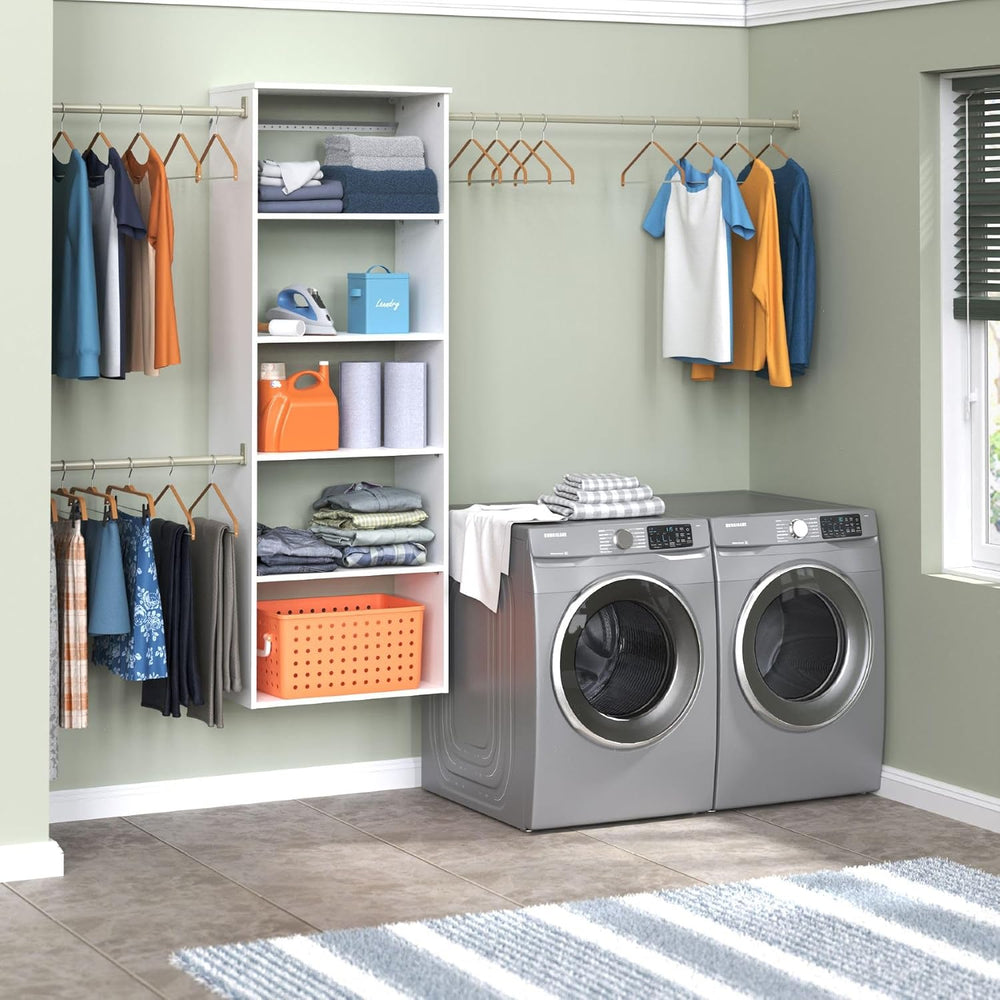ClosetMaid SuiteSymphony Hanging Closet Kit Includes (1) Tower, (3) Closet Ro...