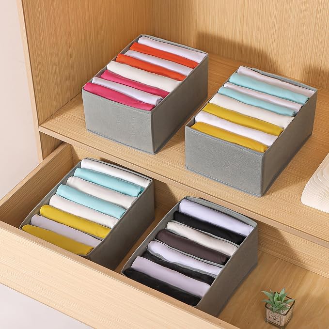 Coorganisers4 Packs T-shirt Drawer Organizers (4 Packs)