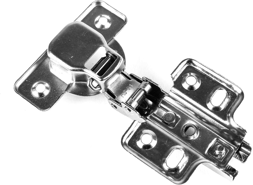 Berta (30 Pieces) Full Overlay Frameless European Hinges 105 Degree 2-Cam 4-W...