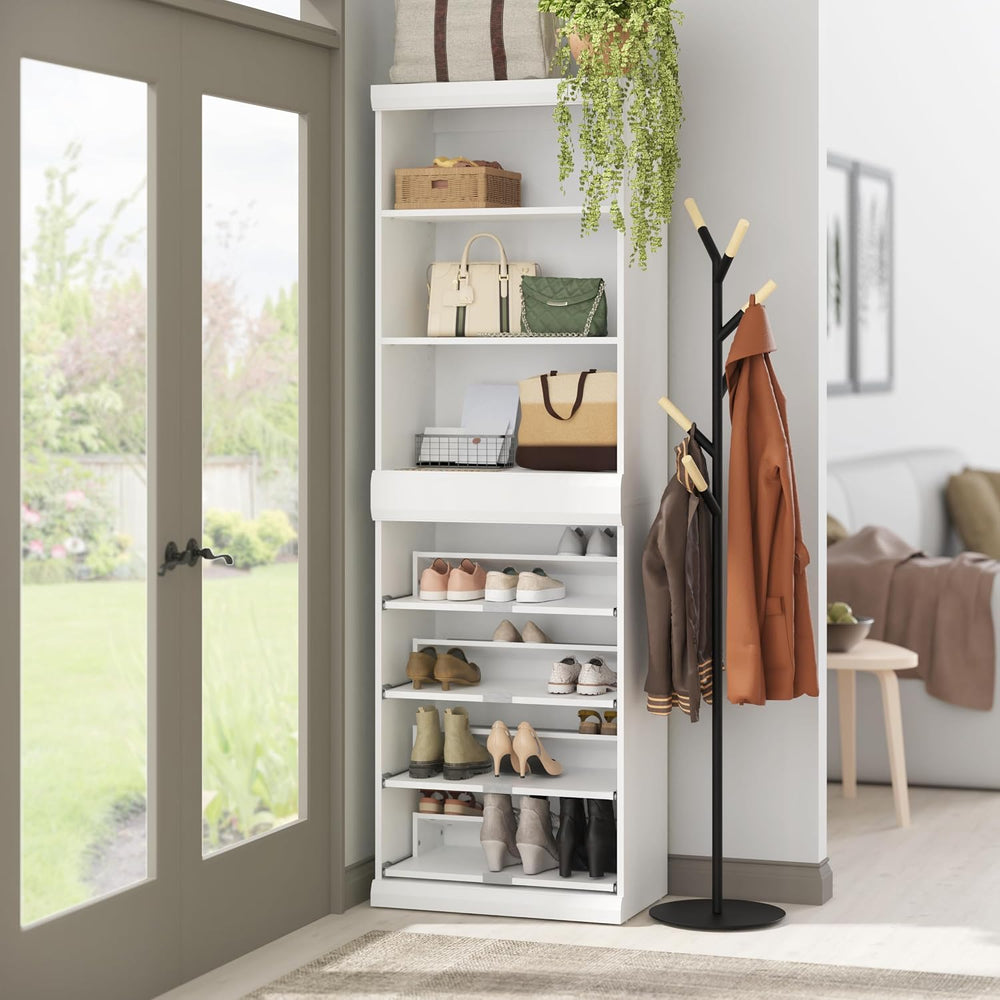 ClosetMaid Mosaics 3 Shelf Closet Organizer, 25.5" W, White