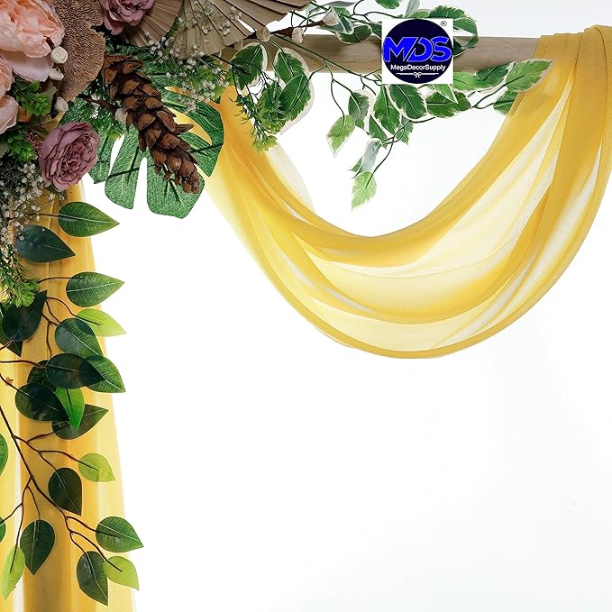 MDS Halloween Chiffon Draping Fabric - 1 Panel, 30" Wide x 40ft Long - S...