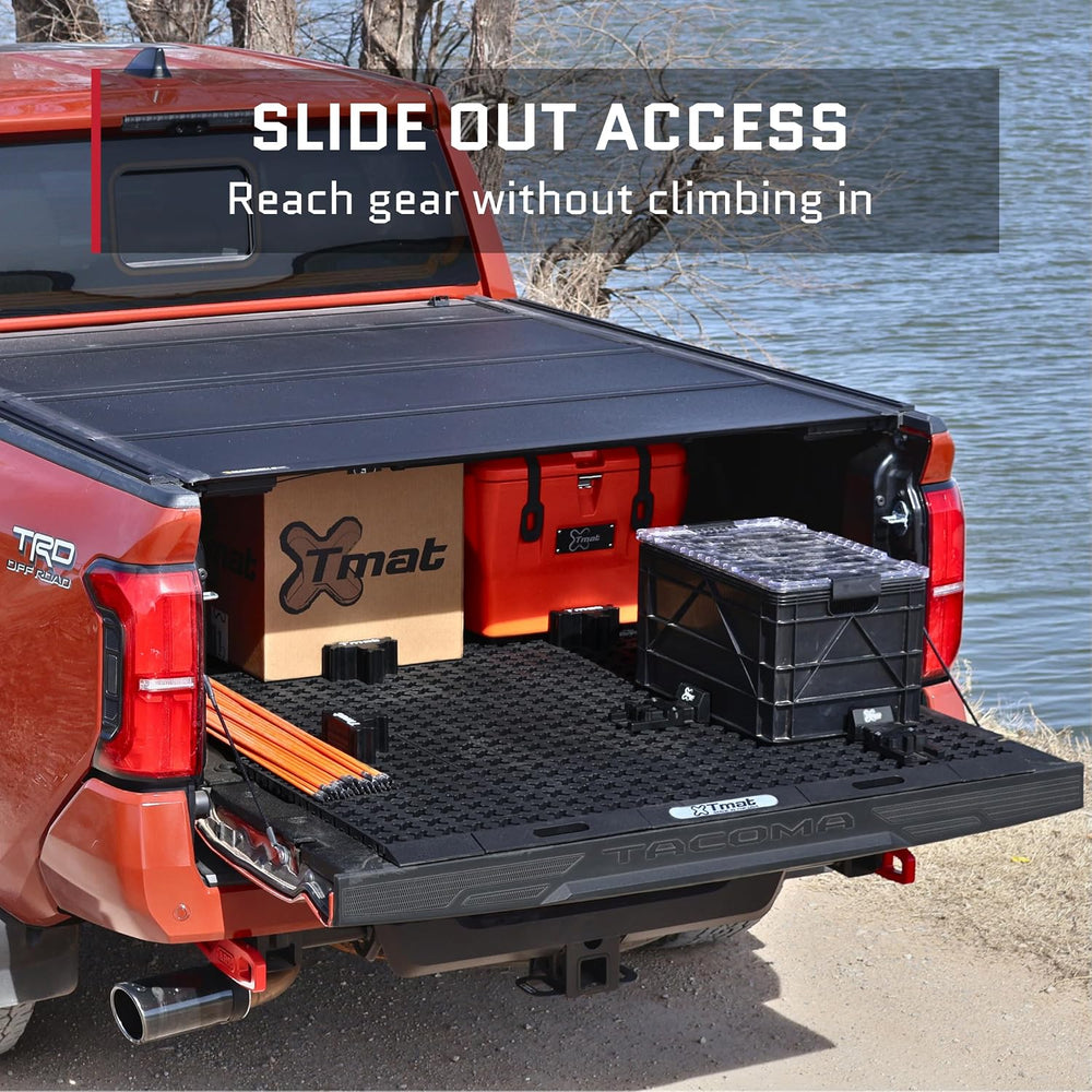 Tmat Truck Bed Organizer Storage System Slide Out Mat (Universal Fit for Shor...