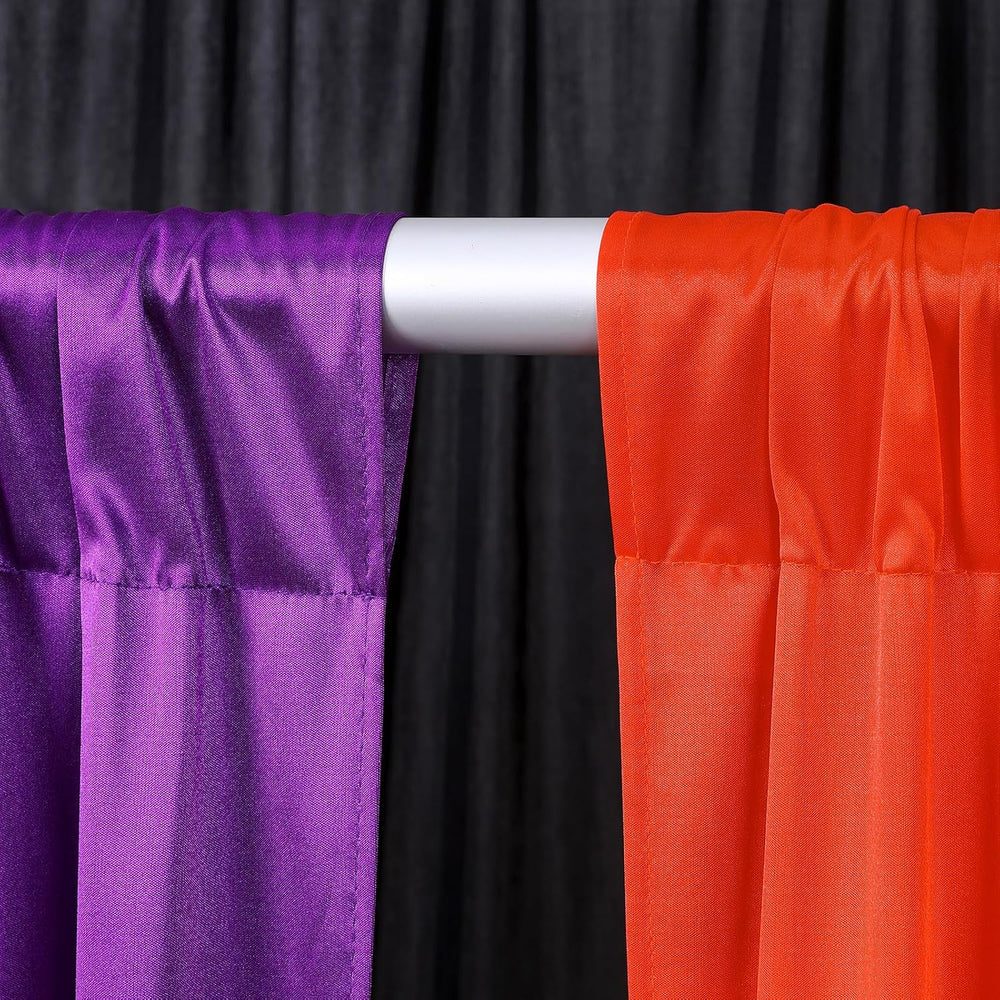Halloween Backdrop Curtain 15ftx10ft - Halloween Wrinkle Free Satin Drapes