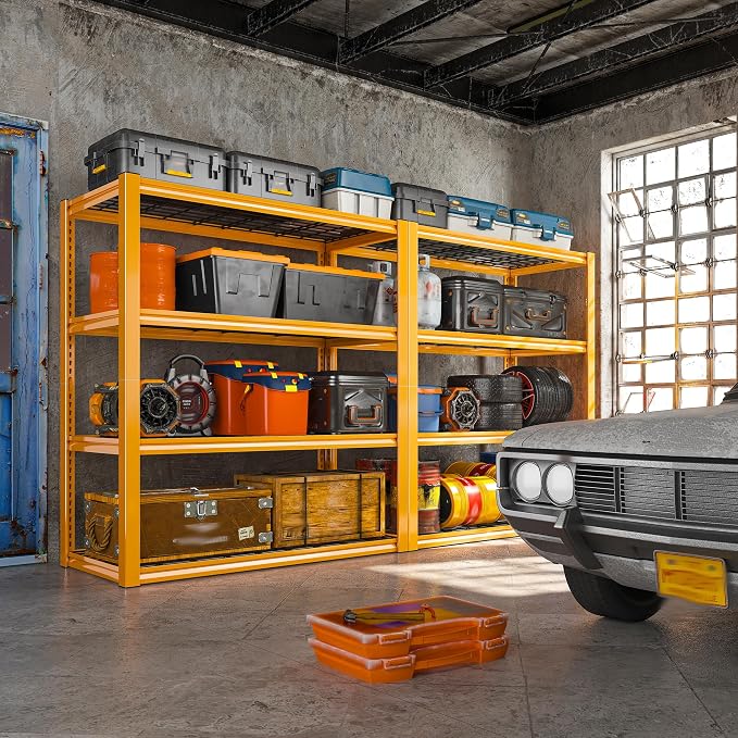REIBII 40" W Garage Shelving 2240 LBS Storage Shelves Adjustable Heavy Duty