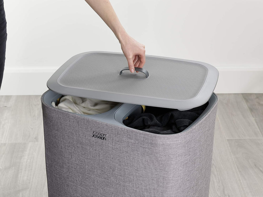 Joseph Joseph Tota 90 liter/23.8 gallon Laundry Hamper Separation Basket with...
