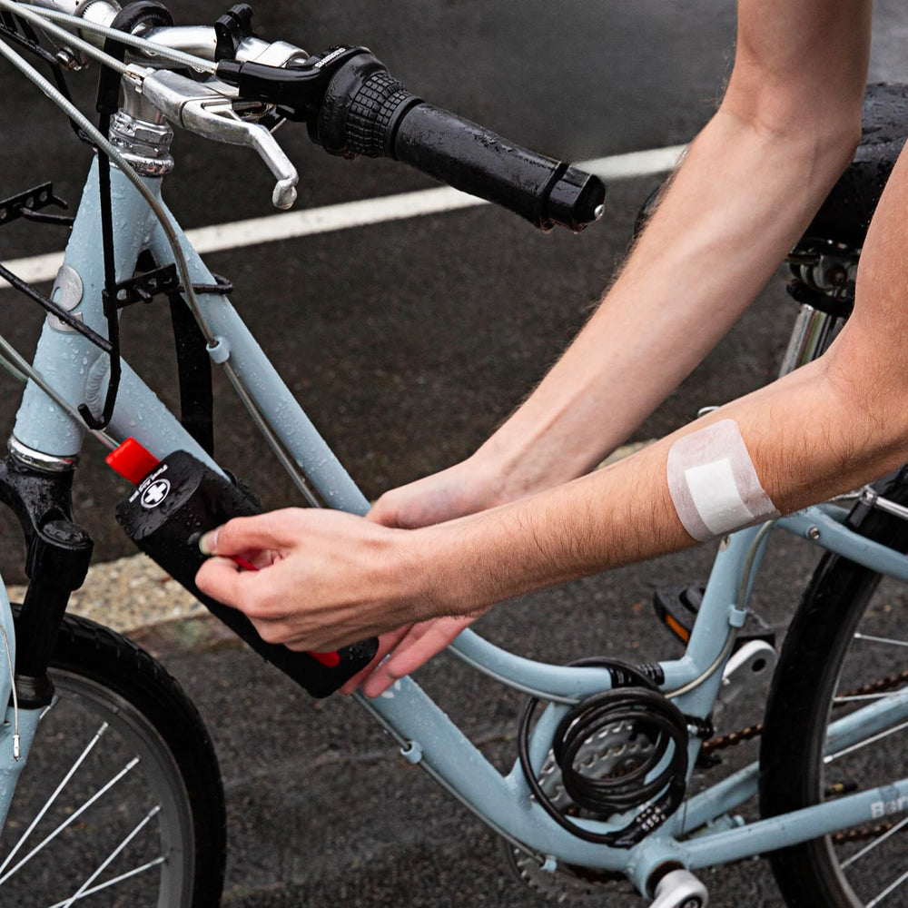 Bike First Aid Kit for Cyclist's, Compact Waterproof Case, Attaches to Bi...