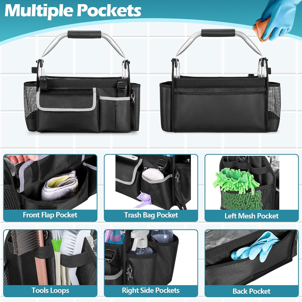 HODRANT Wearable Cleaning Caddy Organizer with Divider & Support Pad
