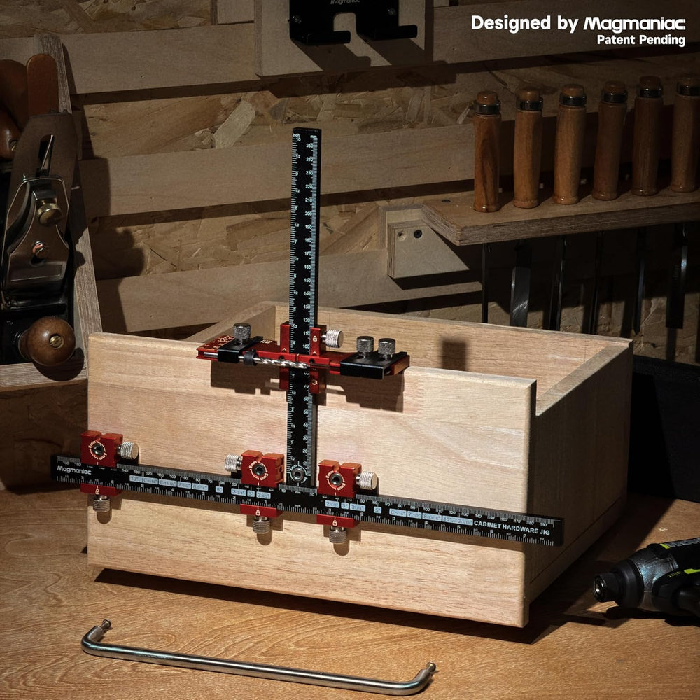 Cabinet Hardware Jig, Cabinet Drawer Pull Jig, Cabinet Pull Template Tool