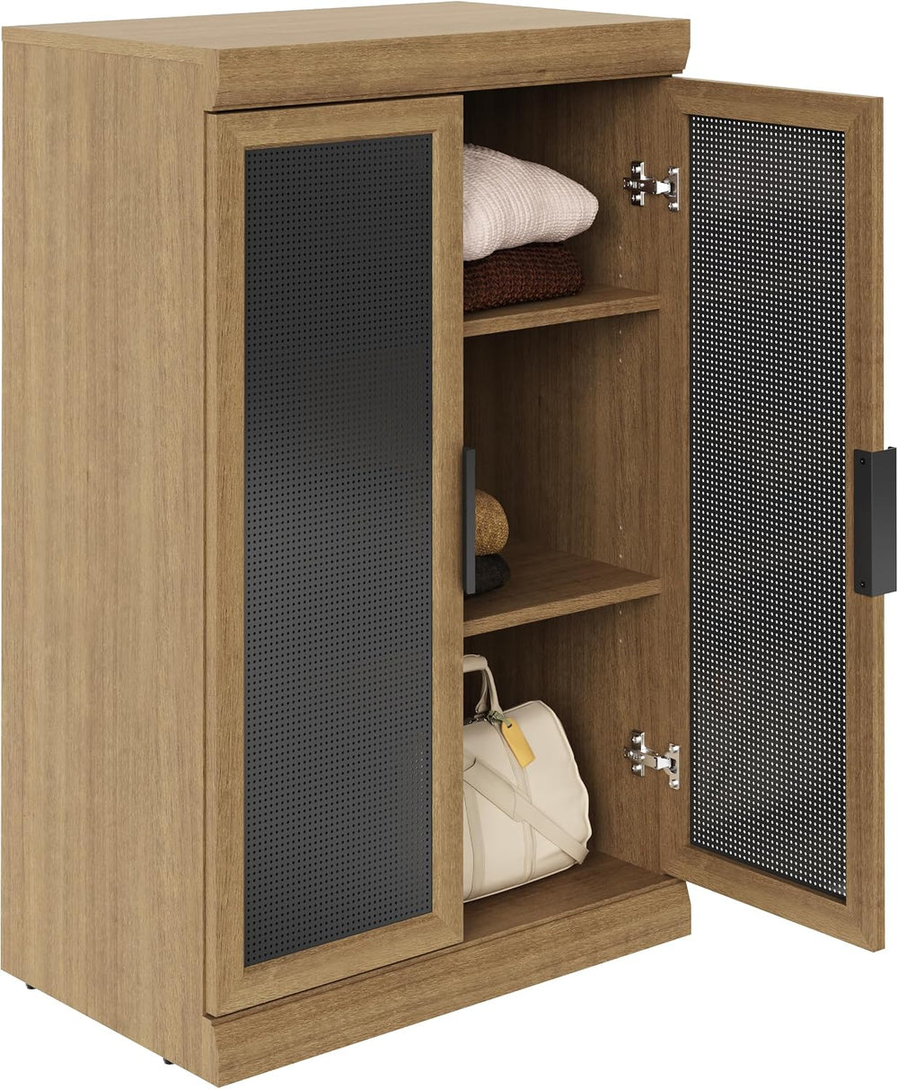 ClosetMaid Mosaics 3 Shelf & Door Storage Cabinet, Stackable, Customizabl...