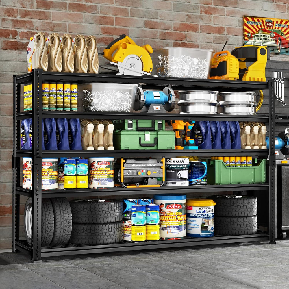 ROOMTEC Garage Shelving, 3300 LBS Capacity Storage Shelves Heavy Duty, 5 Tier...