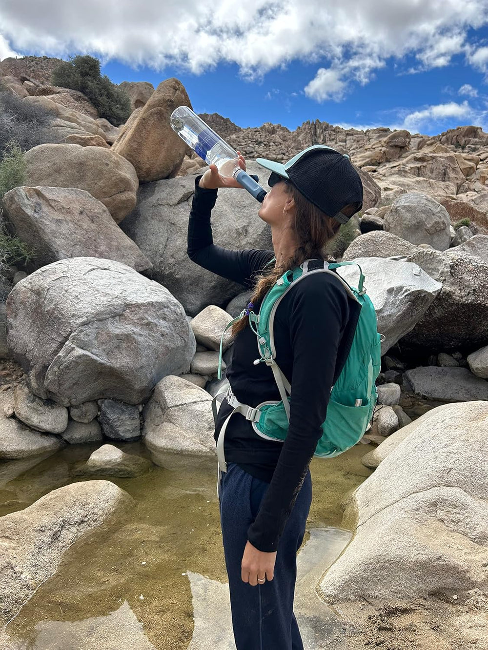 LifeStraw Peak Series – Solo Personal Water Filter for Hiking, Camping, Trave...