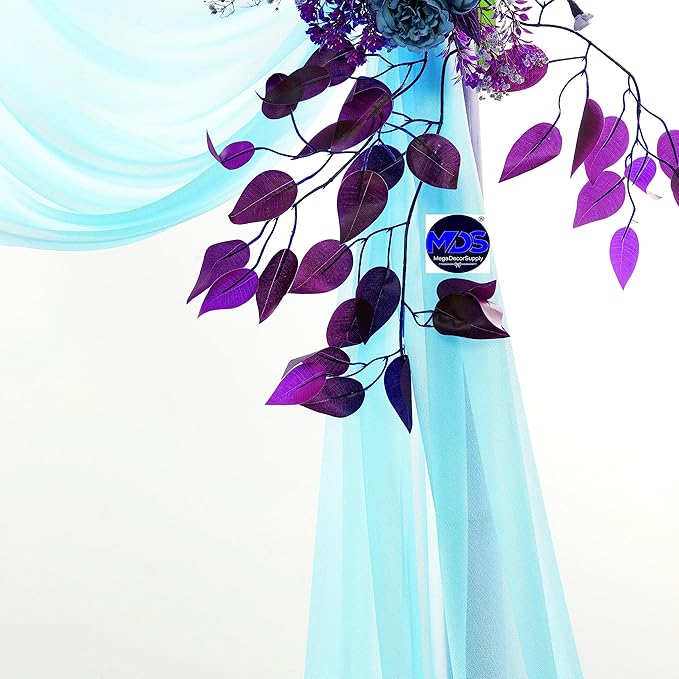 MDS Halloween Chiffon Draping Fabric - 2 Panel, 30" Wide x 40ft Long - S...