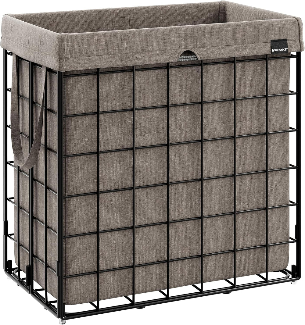 SONGMICS Laundry Hamper, 29 Gal. Laundry Basket, Collapsible Clothes Hamper
