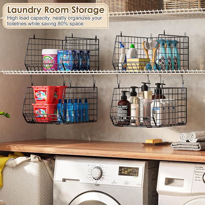 Deeper 4'' Design 5 Tier Foldable Hanging Closet Organizer and Storag...