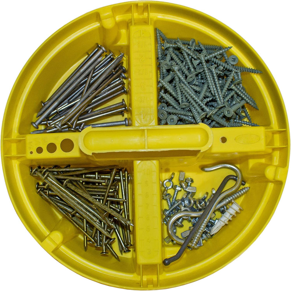 AWP Exterior Hanging Bucket Tool Organizer | 51 Pocket Water-Resistant Bucket...