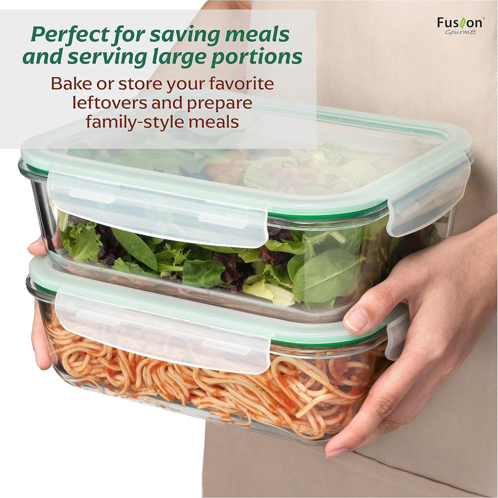 Family Pack - Glass Storage Containers - Airtight 5 Pack