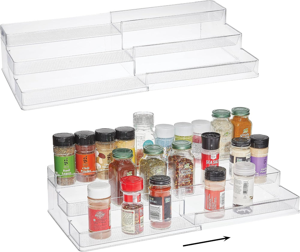 SIMPLEMADE 3-Tier Spice Rack Organizer - Versatile Storage Shelf for Kitchen,...
