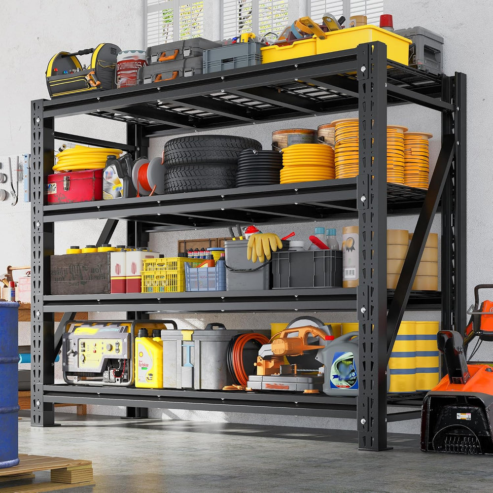 Garage Shelving Heavy Duty, 5000LBS Steel Rack for Garage, Shop