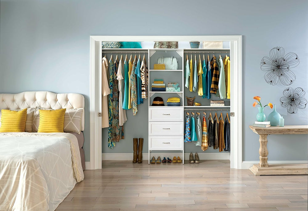ClosetMaid 1932940 SuiteSymphony 25-Inch Closet Organizer Kit with Tower, 3 H...