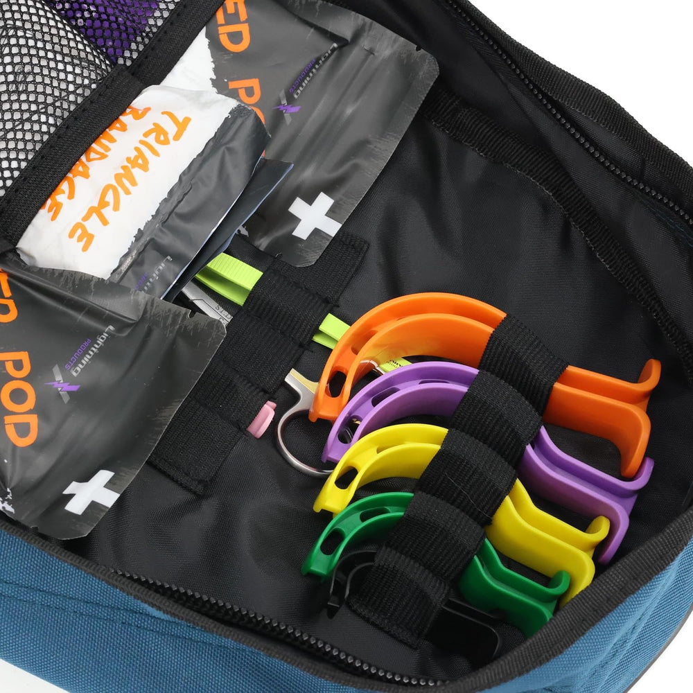 Lightning X First Responder EMT/EMS Backpack Stocked First Aid Supplies Kit B...