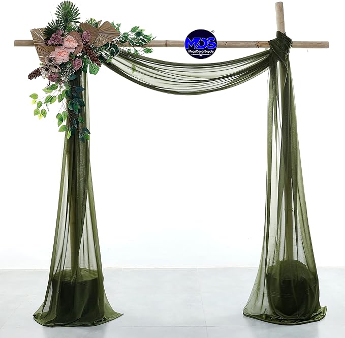 MDS Halloween Chiffon Draping Fabric - 1 Panel, 30" Wide x 100ft Long - ...