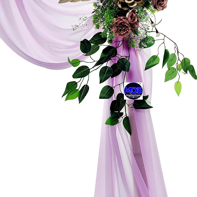 MDS Halloween Chiffon Draping Fabric - 2 Panel, 30" Wide x 40ft Long - S...