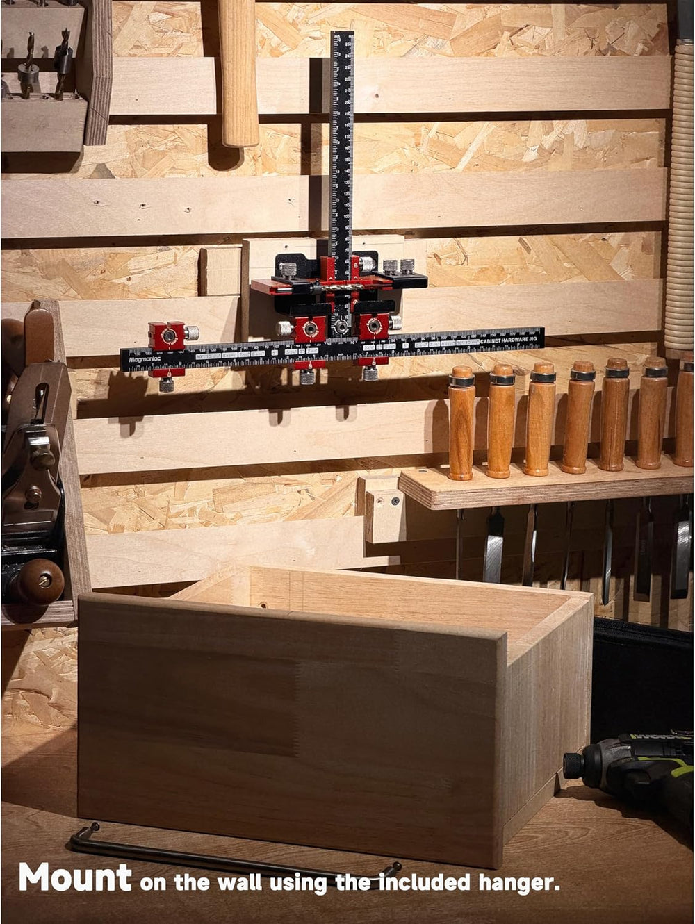 Cabinet Hardware Jig, Cabinet Drawer Pull Jig, Cabinet Pull Template Tool