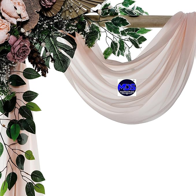 MDS Halloween Chiffon Draping Fabric - 2 Panel, 30" Wide x 100ft Long - ...