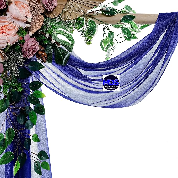MDS Halloween Chiffon Draping Fabric - 2 Panel, 30" Wide x 100ft Long - ...