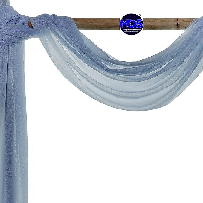 MDS Halloween Chiffon Draping Fabric - 1 Panel, 30" Wide x 40ft Long - S...