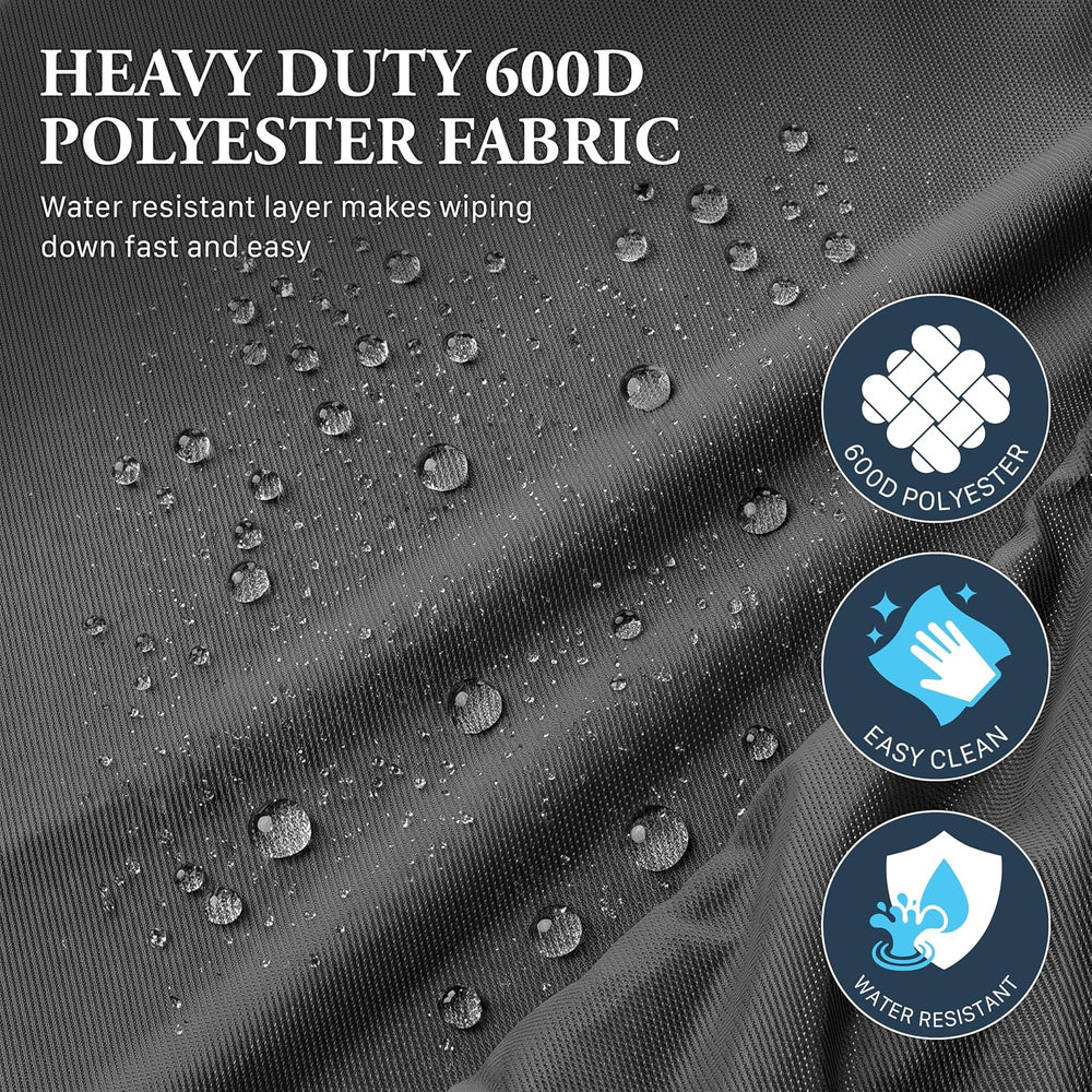 Simple Houseware Heavy Duty 3-Bag Laundry Sorter Rolling Cart, Dark Grey
