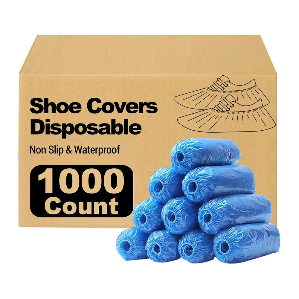 1000 Pieces(500 Pairs) Shoe Covers Disposable, Waterproof,Non-Slip for Variou...
