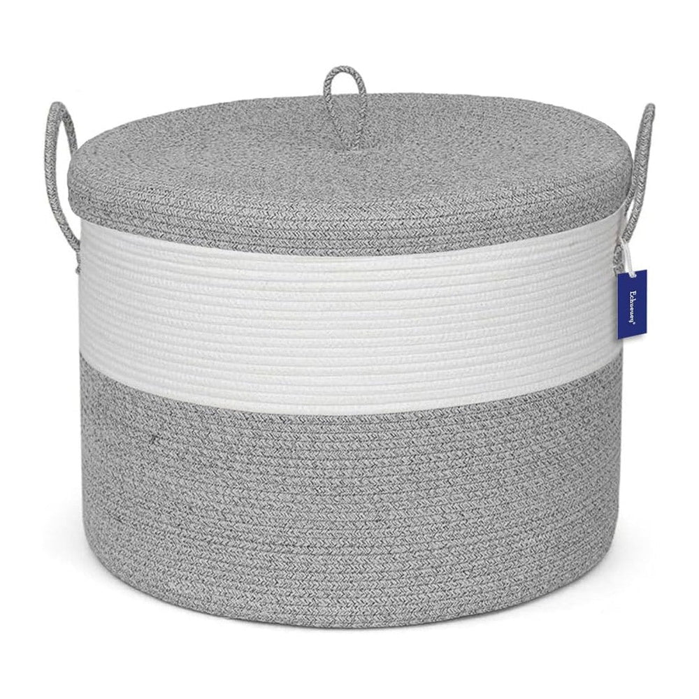 21" x 18" Extra Large storage baskets,Decorative blanket basket wit...