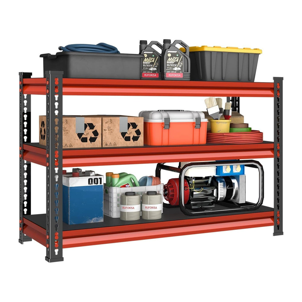 3-Tier Garage Shelving Heavy Duty, 40" W Metal Shelving Unit for Garage,...