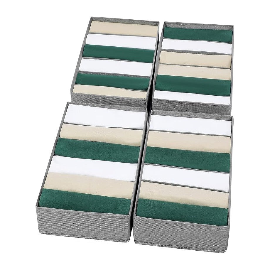 4 Packs T-shirt Drawer Organizers
