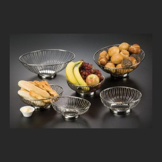 American Metalcraft BSS8 8" Stainless Steel Round Basket