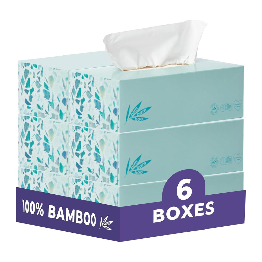 Bim Bam Boo | 3-Ply 115 Sheet/Package Facial Tissue 6 Pack