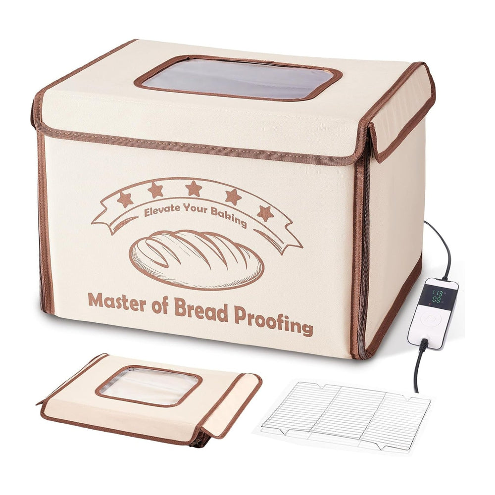Bread Proofing Box Folding with 50-113℉ Temp Control & 48H Timer Warming