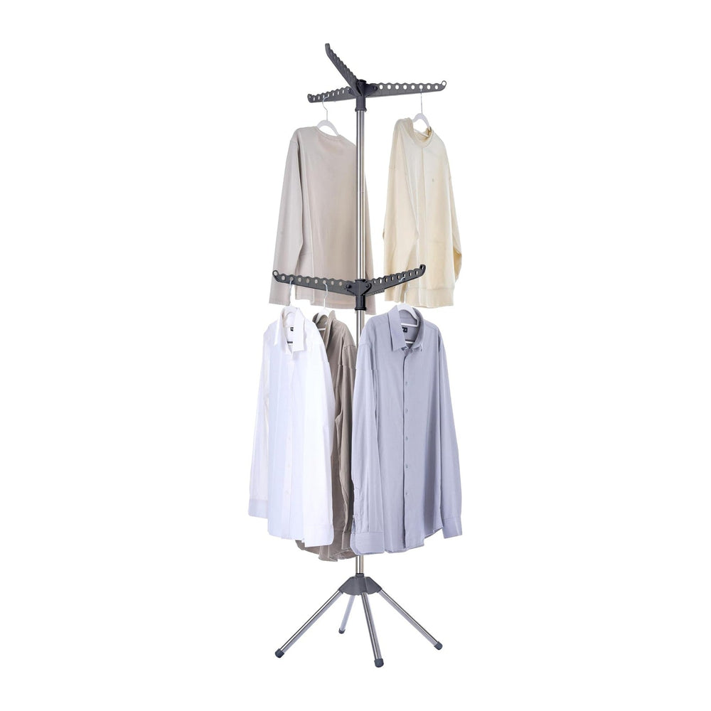 Clothes Drying Rack Foldable, 74.8 inch 2 Tier Laundry Drying Rack (54 Pieces)