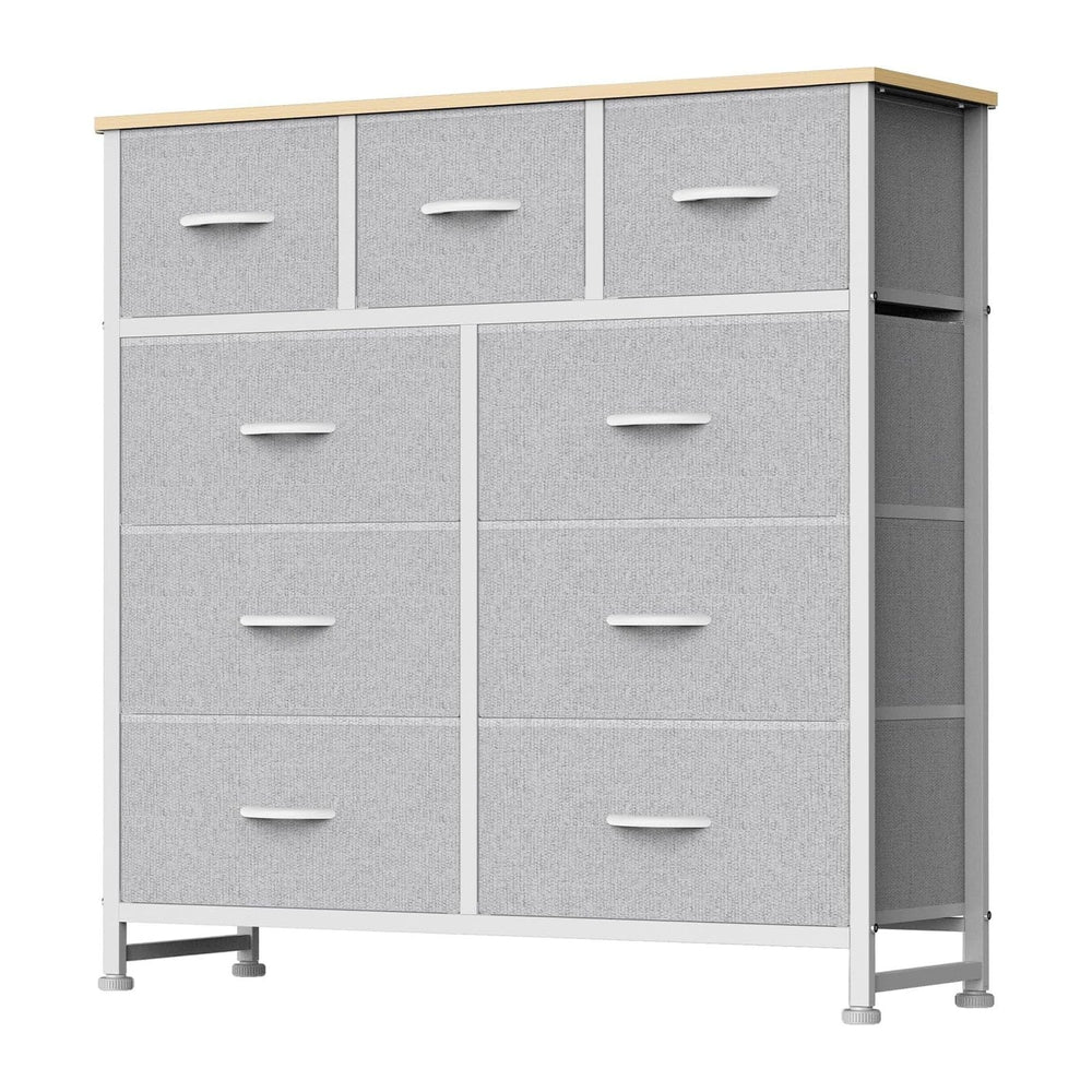 DUMOS 9 Drawer Dresser for Bedroom, Storage Organizer Chest of Drawers