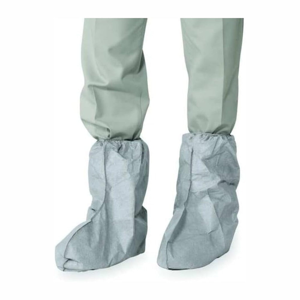 DuPont Tyvek 400 TY454S 18-Inch High Boot Cover with Tyvek FC Skid-Resistant ...