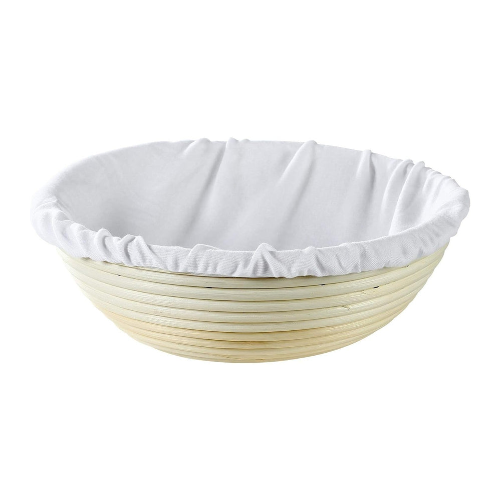 Frieling USA 11-Inch Round Brotform Bread Rising & Proofing Basket with L...