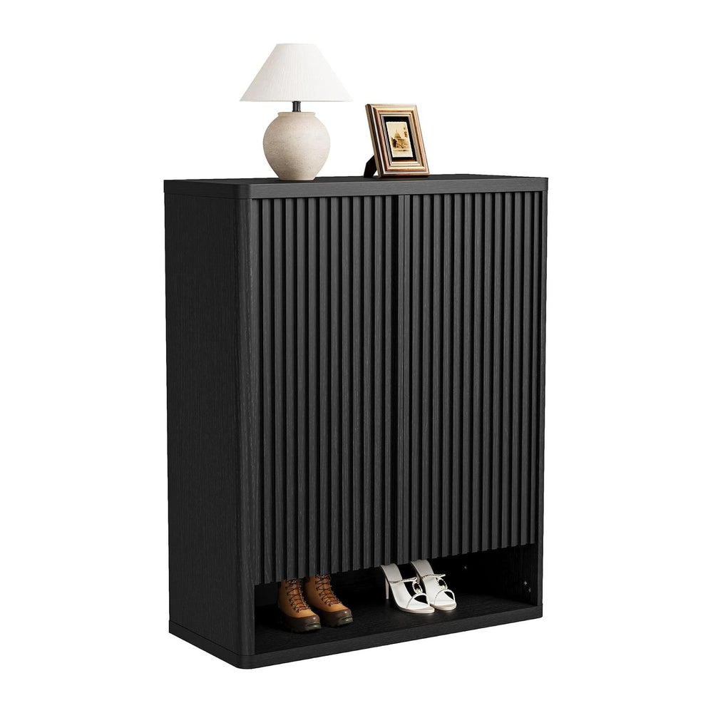 Garvee 31.5Inch Shoe Cabinet, Large Shoe Storage Cabinet with Adjustable Shel...