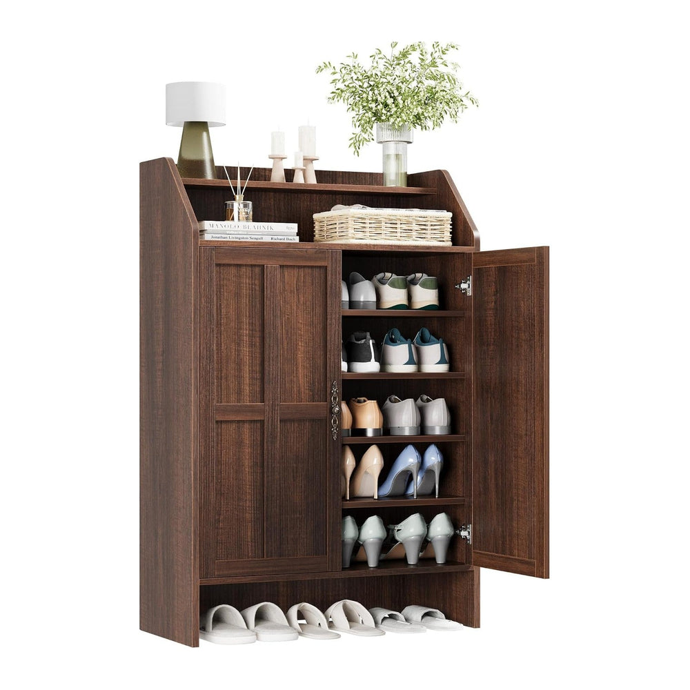 GarveeHome Shoe Storage Cabinet with 2 Doors