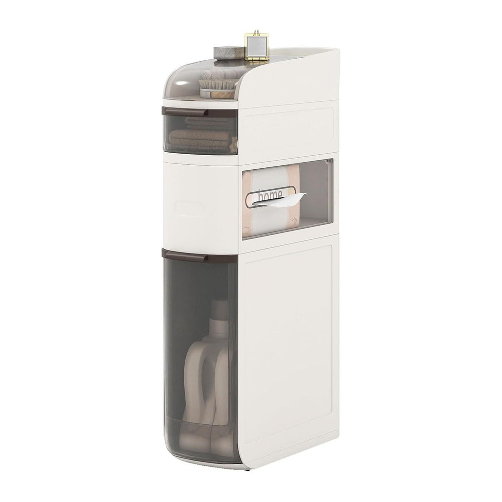 GIANTEX 4-Tier Narrow Bathroom Storage Cabinet (17" x 7" x 30")