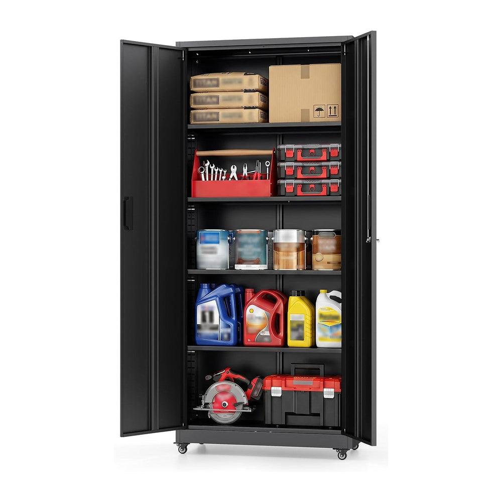 GIANTEX 73" Tall Metal Storage Cabinet for Garage and Office