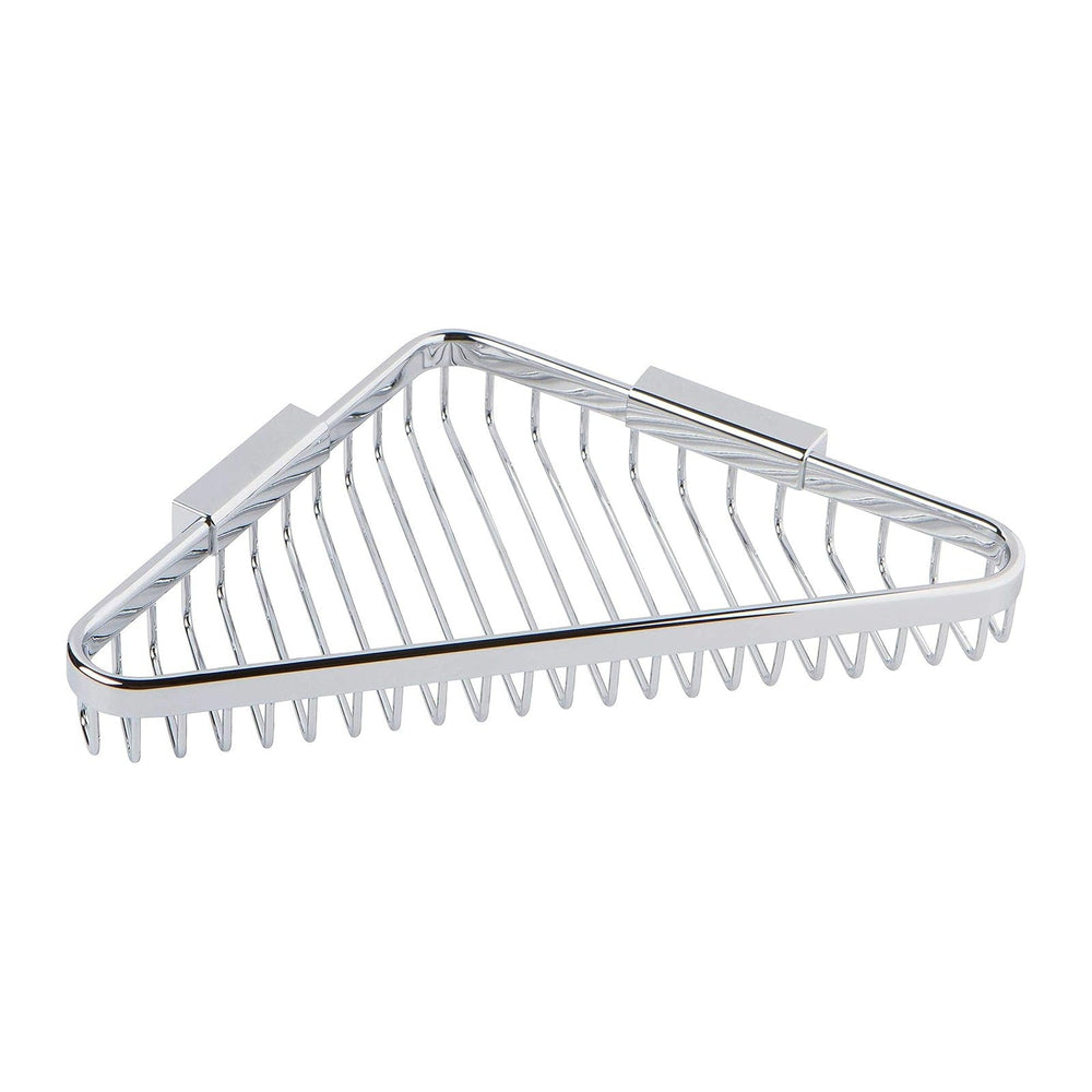 Ginger 554G/PC Hotelier 9" Corner Basket, Polished Chrome