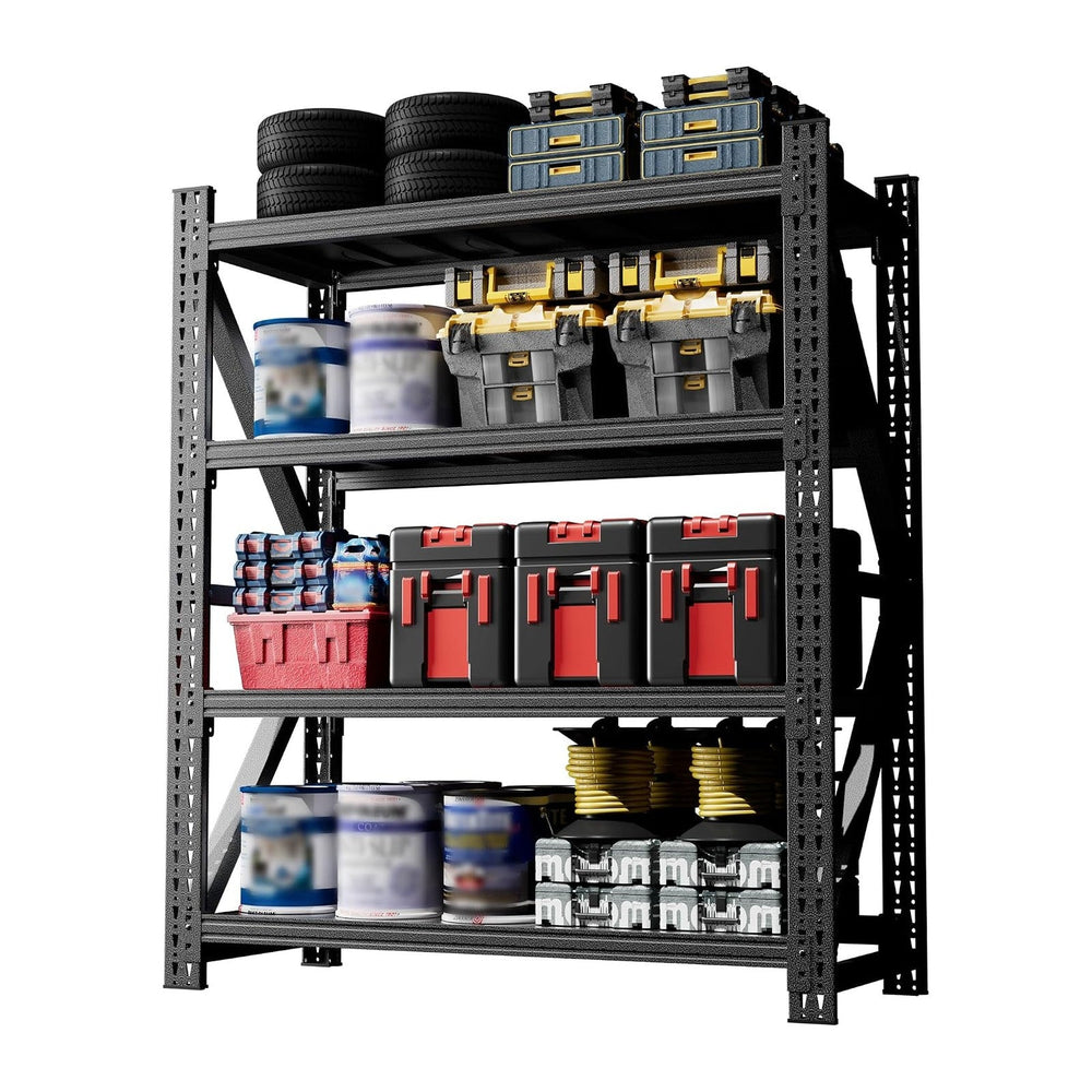 Heavy Duty Garage Shelving, Metal Storage Shelves, 5000 LBS