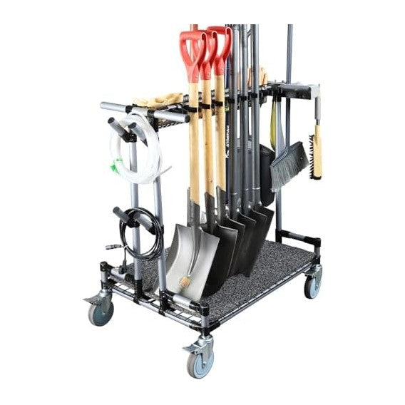 Heavy-Duty Garden Tool Organizer Cart Ideal for Gardening, Upgraded 5-Inch Wh...